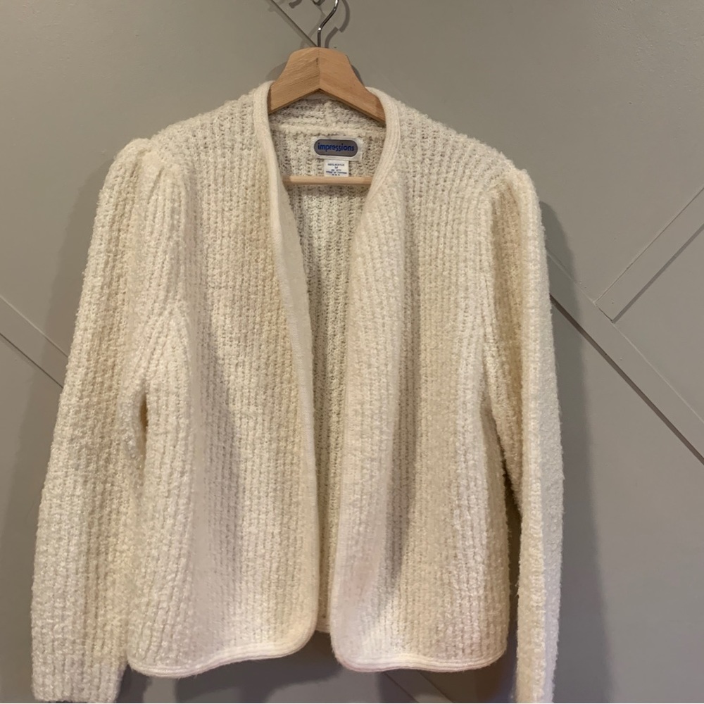 Impressions Women’s Cardigan Sweater Size Medium